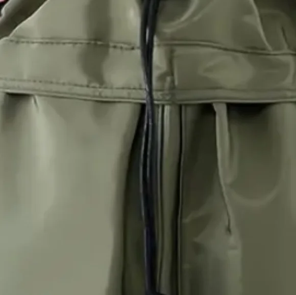 Nylon Army Green Bucket Crossbody Bag, 2 Straps Included, 10×12×5, NWOT - Picture 2 of 10